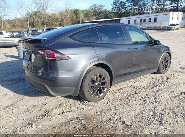 7SAXCDE57RF459268 2024 TESLA MODEL X Black Задня права чверть