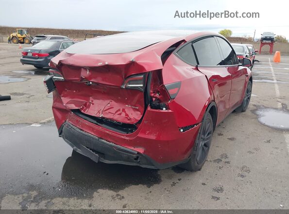 7SAYGAEE0RF149440 2024 TESLA MODEL Y Красный Задняя правая четверть