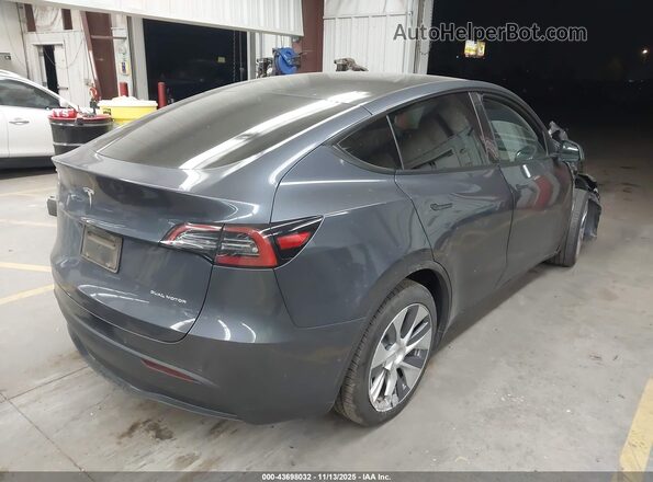7SAYGAEE2NF558310 2022 TESLA MODEL Y Gray უკანა მარჯვენა