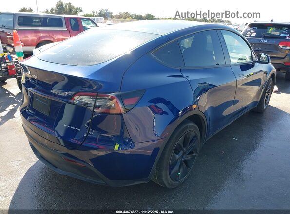 7SAYGAEE6RF155047 2024 TESLA MODEL Y Blue Հետևի աջ