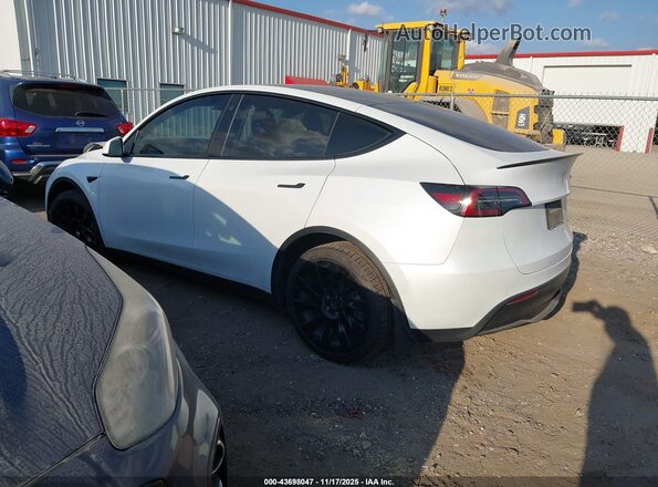 7SAYGAEE8NF313575 2022 TESLA MODEL Y White უკანა მარცხენა