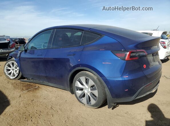 7SAYGAEE8NF545383 2022 TESLA MODEL Blue უკანა მარცხენა