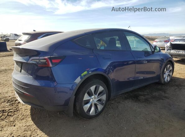 7SAYGAEE8NF545383 2022 TESLA MODEL Blue უკანა მარჯვენა