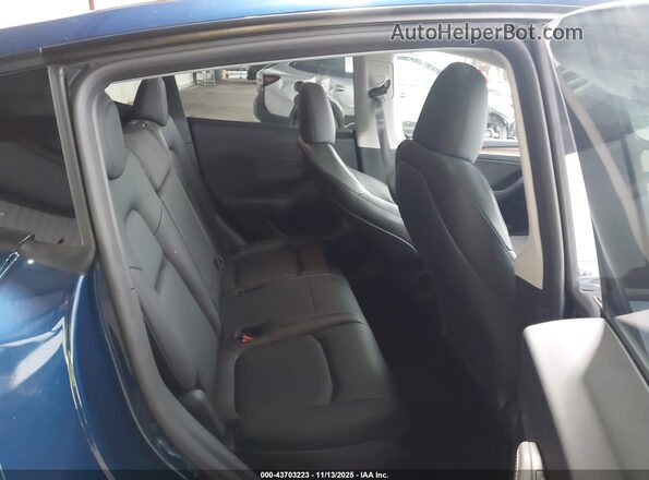 7SAYGAEE9PF873897 2023 TESLA MODEL Y Blue Widok naklejki z numerem VIN