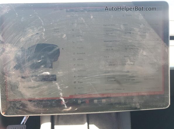 7SAYGDED1SA365292 2025 TESLA MODEL Charcoal Սարքավորումների վահանակի տեսք