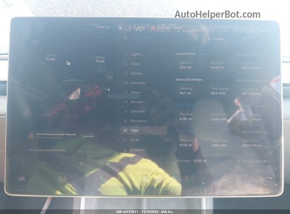 7SAYGDED2TA446609 2026 TESLA MODEL Y Черный Вид задних сидений