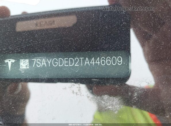 7SAYGDED2TA446609 2026 TESLA MODEL Y Черный 