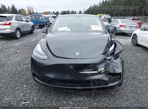 7SAYGDED5SF258801 2025 TESLA MODEL Y Серый Вид задней части салона