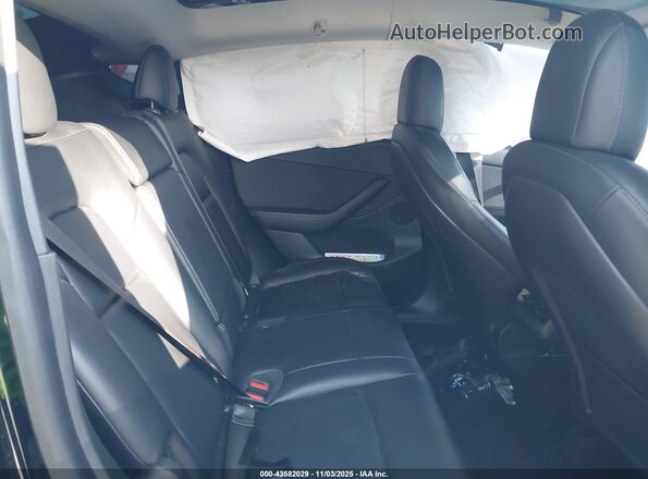 7SAYGDEE0NF351433 2022 TESLA MODEL 3 Black VIN კოდის სტიკერის ხედი