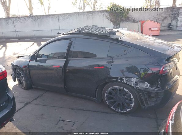 7SAYGDEE0NF351433 2022 TESLA MODEL 3 Black უკანა სალონის ხედი