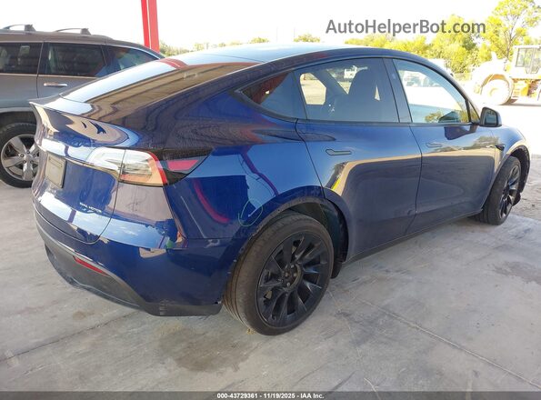 7SAYGDEE0RA238536 2024 TESLA MODEL Y Blue უკანა მარჯვენა