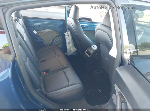 7SAYGDEE0RA238536 2024 TESLA MODEL Y Blue VIN კოდის სტიკერის ხედი