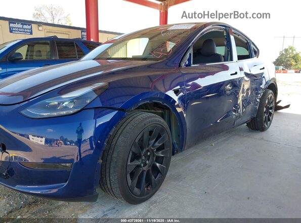 7SAYGDEE0RA238536 2024 TESLA MODEL Y Blue წინა ხედი