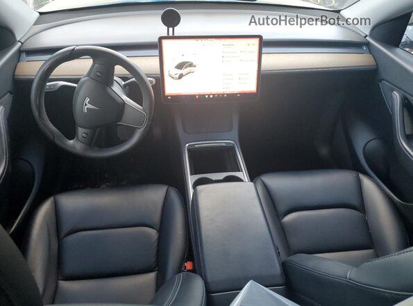 7SAYGDEE1NF327903 2022 TESLA MODEL Белый Вид панели приборов