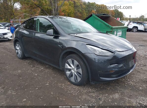 7SAYGDEE2RA258464 2024 TESLA MODEL Y Серый Вид задней части салона