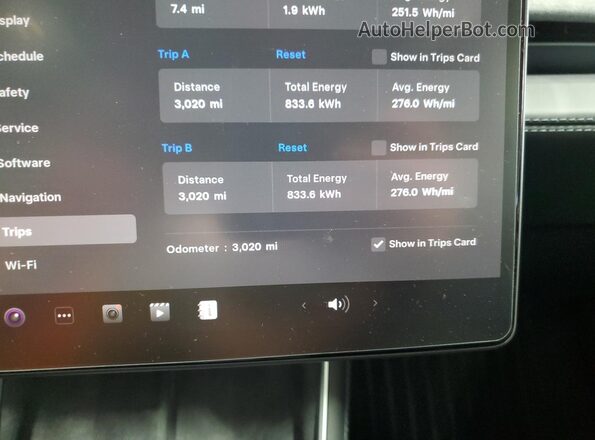 7SAYGDEE2TA384993 2026 TESLA MODEL Charcoal Widok zestawu wskaźników