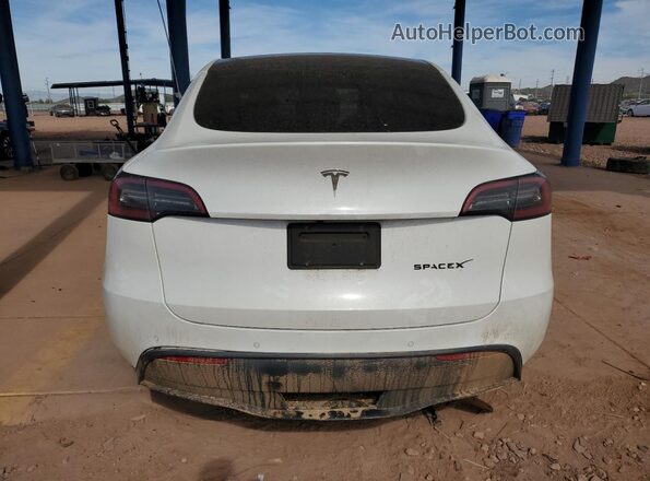 7SAYGDEE3NF324467 2022 TESLA MODEL White Rear view