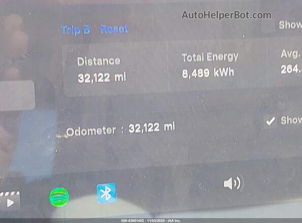 7SAYGDEE4RA267781 2024 TESLA MODEL Y White Widok wnętrza 360 stopni