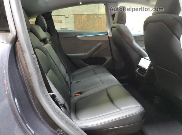 7SAYGDEE4TA389175 2026 TESLA MODEL Gray უკანა სალონის ხედი