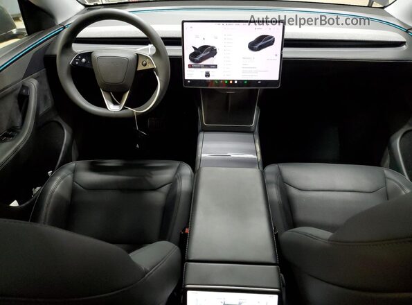 7SAYGDEE4TA389175 2026 TESLA MODEL Gray წინა პანელის ხედი