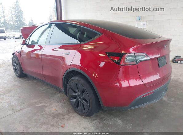 7SAYGDEE6SF237450 2025 TESLA MODEL Y Красный Задняя левая четверть