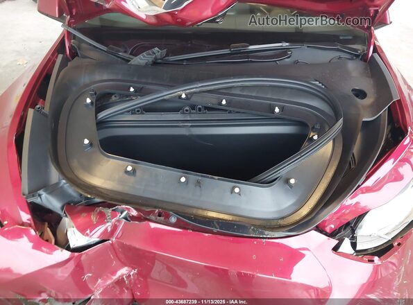 7SAYGDEE6SF237450 2025 TESLA MODEL Y Красный Вид сзади
