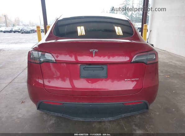 7SAYGDEE6SF237450 2025 TESLA MODEL Y Красный 
