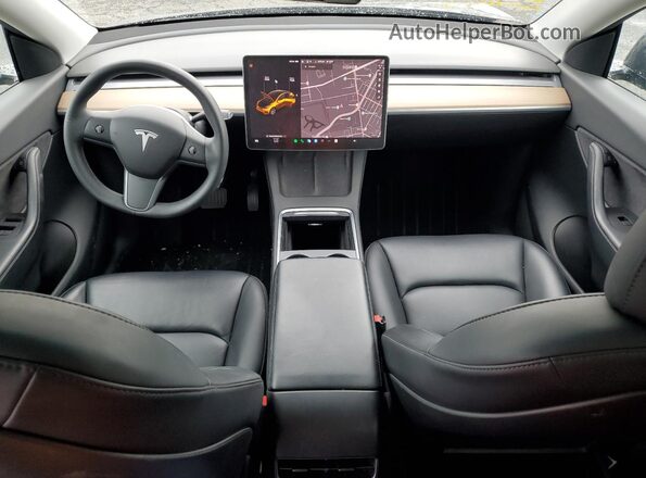 7SAYGDEE7NF315934 2022 TESLA MODEL Gray წინა პანელის ხედი