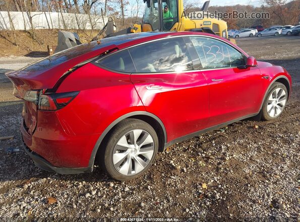 7SAYGDEE7RA260808 2024 TESLA MODEL Y Red Rear right
