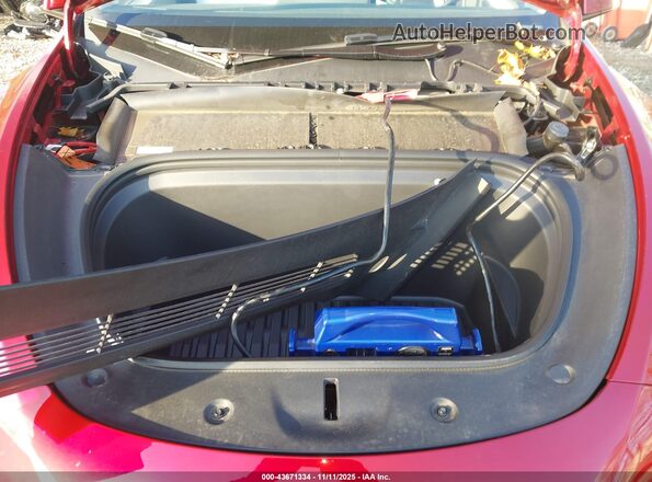 7SAYGDEE7RA260808 2024 TESLA MODEL Y Red Rear view