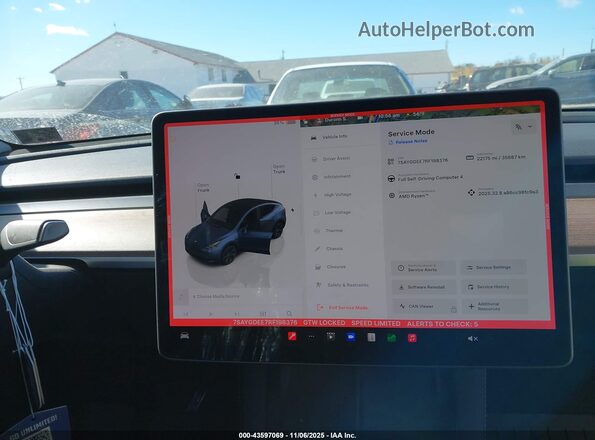 7SAYGDEE7RF198376 2024 TESLA MODEL Y Black 