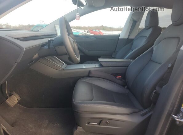 7SAYGDEE7TF323626 2026 TESLA MODEL Gray Вид салону спереду