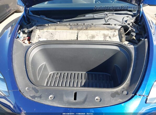7SAYGDEEXNF393379 2022 TESLA MODEL Y Blue Вид ззаду