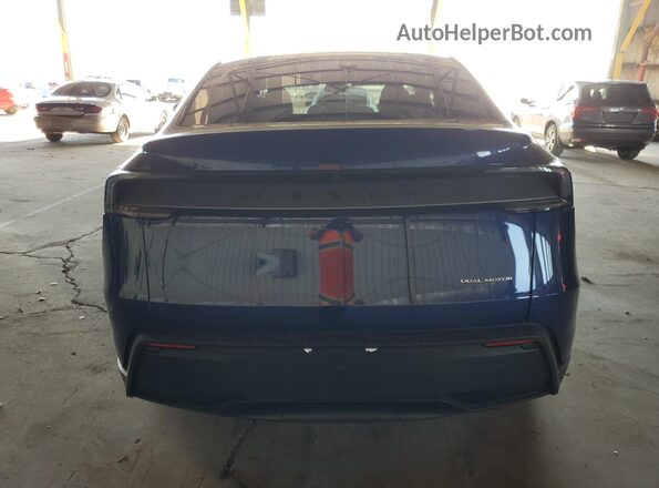 7SAYGDEEXTF438897 2026 TESLA MODEL Blue Вид ззаду