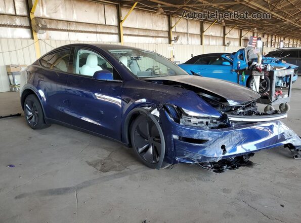 7SAYGDEEXTF438897 2026 TESLA MODEL Blue Передня права чверть