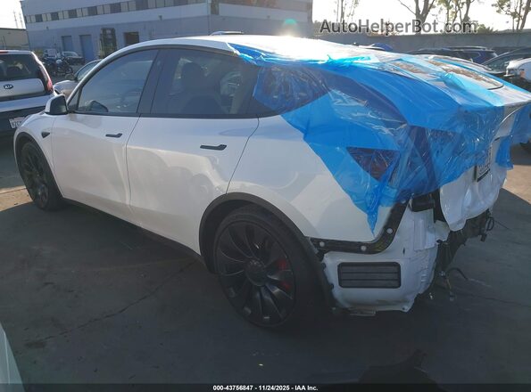 7SAYGDEF0NF488560 2022 TESLA MODEL Y White Tył lewy