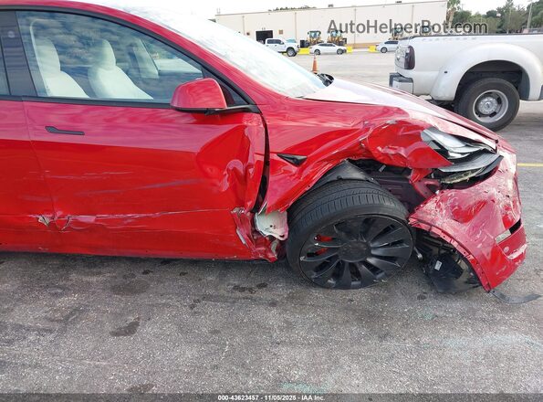 7SAYGDEF1PF924285 2023 TESLA MODEL Y Red 