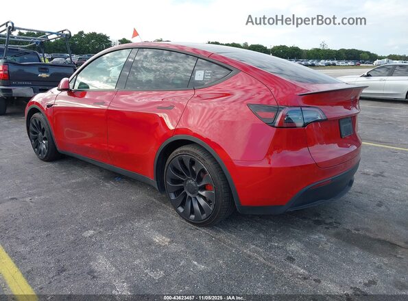 7SAYGDEF1PF924285 2023 TESLA MODEL Y Red Tył lewy