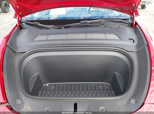 7SAYGDEF1PF924285 2023 TESLA MODEL Y Red Widok z tyłu