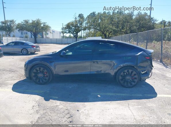7SAYGDEF7SA350765 2025 TESLA MODEL Y Серый Панорамный вид салона 360°