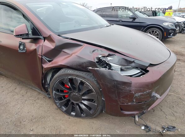 7SAYGDEF9RA265727 2024 TESLA MODEL Y Brown Front view