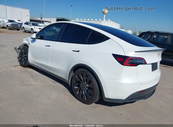 7SAYGDEFXNF372072 2022 TESLA MODEL Y White Trasero izquierdo