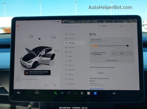 7SAYGDEFXNF372072 2022 TESLA MODEL Y White 