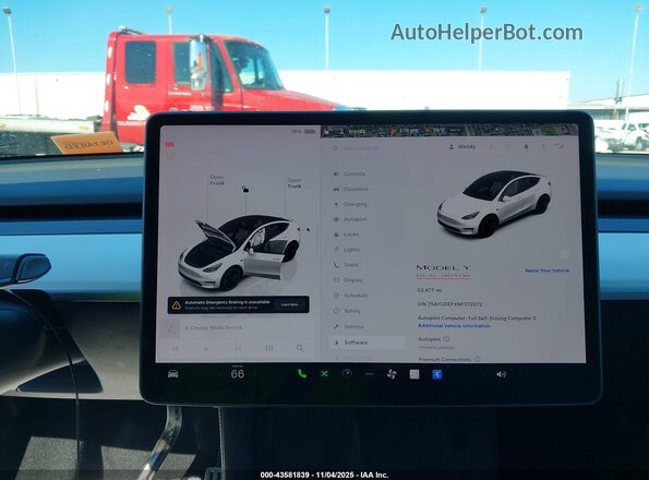 7SAYGDEFXNF372072 2022 TESLA MODEL Y White 