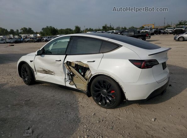 7SAYGDEFXNF452780 2022 TESLA MODEL White Հետևի ձախ