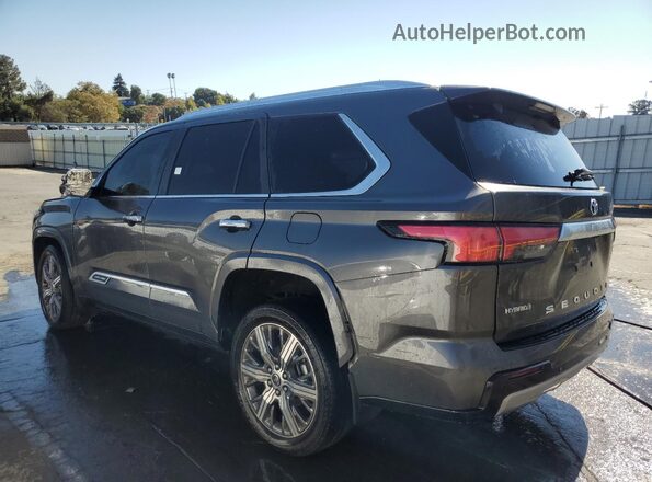 7SVAAABA1PX009052 2023 TOYOTA SEQUOIA Серый Задняя левая четверть