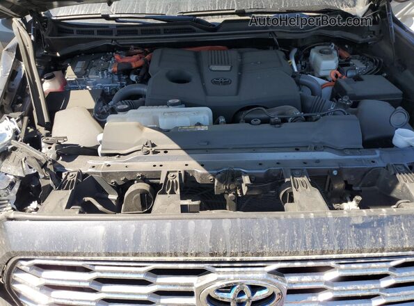 7SVAAABA1PX009052 2023 TOYOTA SEQUOIA Серый Вид подкапотного пространства