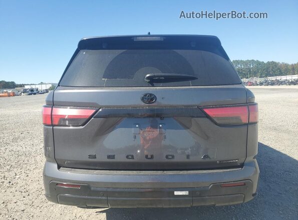 7SVAAABA2SX071696 2025 TOYOTA SEQUOIA Charcoal უკანა ხედი