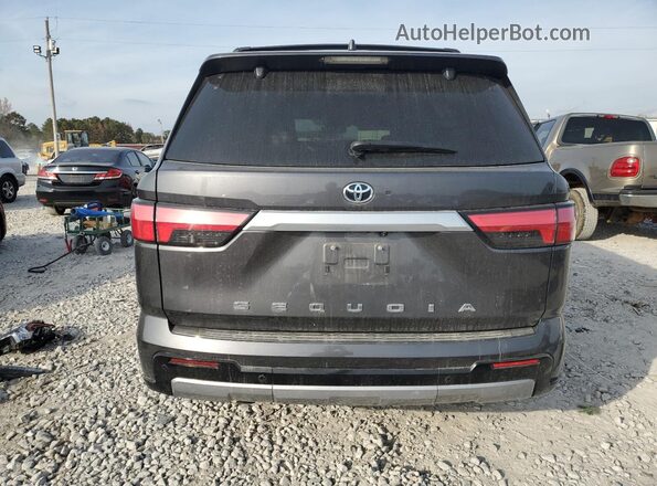 7SVAAABA4RX038256 2024 TOYOTA SEQUOIA Gray Հետևի տեսք