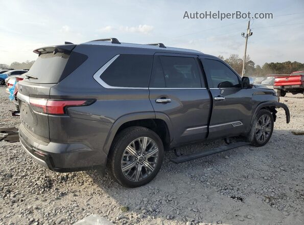 7SVAAABA4RX038256 2024 TOYOTA SEQUOIA Gray Հետևի աջ